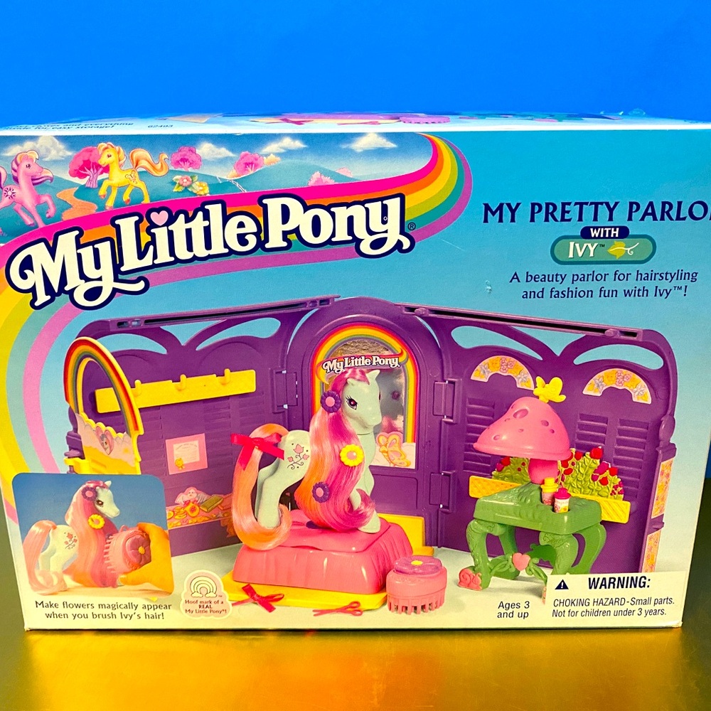 MY LITTLE PONY G2 VTG 90s MY PRETTY PARLOR SET HAIRSTYLING & FASHION…